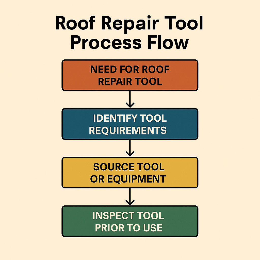 Roof repair tool process flow
