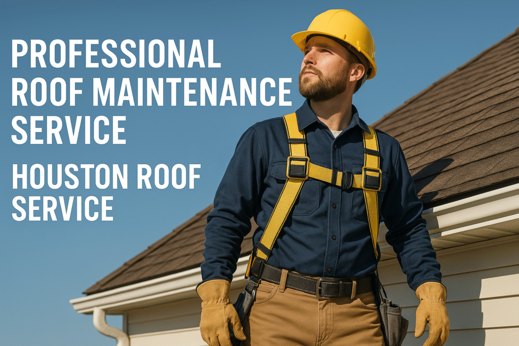 Professional_Roof Maintenance Service in Huston Texas